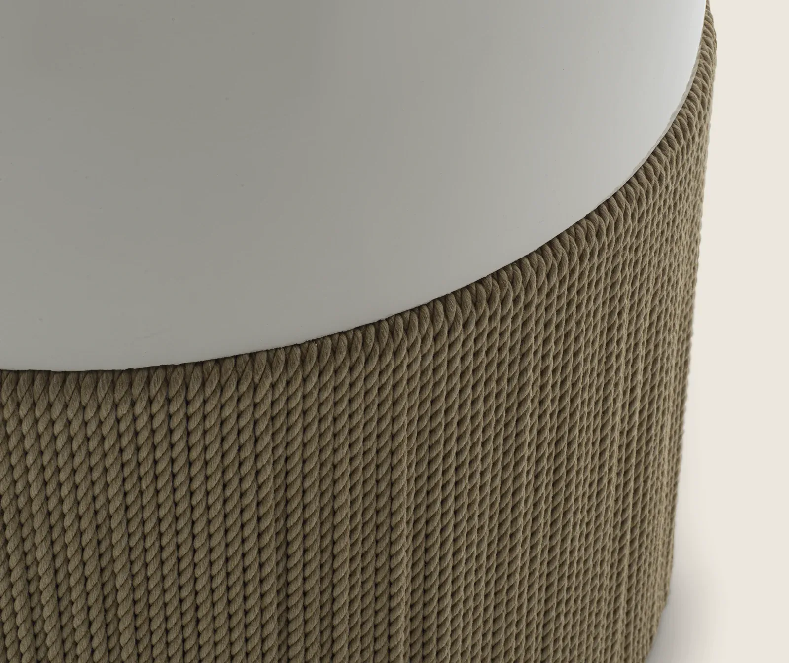 Flexform Bouté outdoor coffee table in a garden setting, frame 3