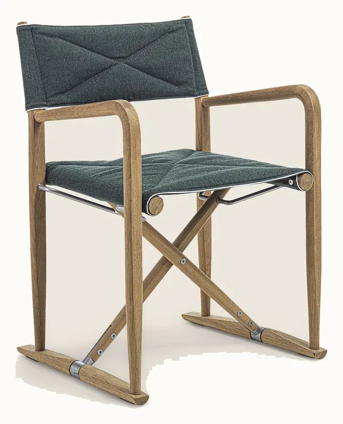 Flexform Luchino outdoor chair, photographed for the factory catalogue