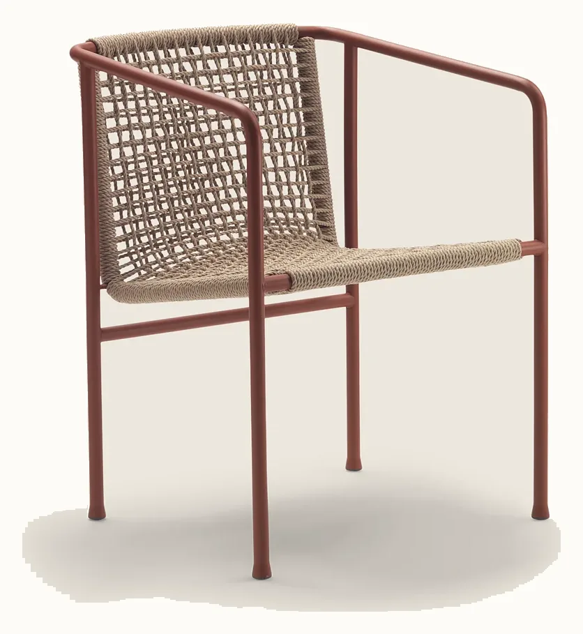 Flexform Ottavia outdoor chair, photographed for the factory catalogue