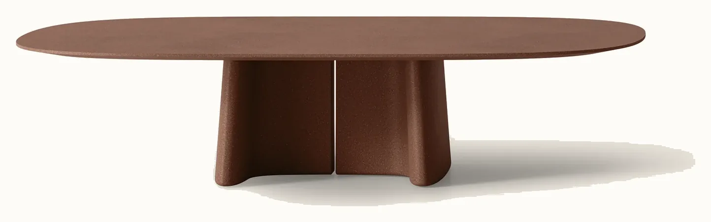 Flexform Tara outdoor coffee table, photographed for the factory catalogue